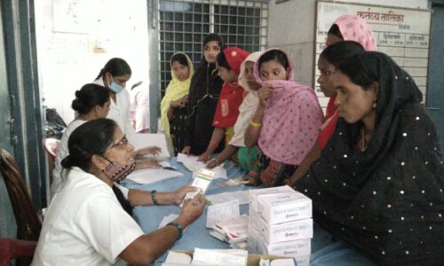 हसनगंज में गर्भवती महिलाओं ने कराया स्वास्थ्य की जांच