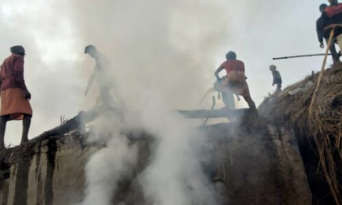 आग लगने से लाखों का सामान जलकर हुआ राख