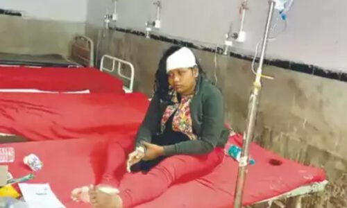 चलती ट्रेन से छात्रा को खींचा मोबाइल और सोने की चूड़ी लूटकर भागे बदमाश ।