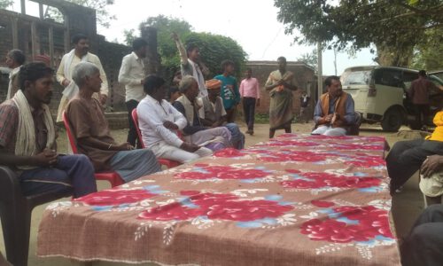 जन जागरूकता अभियान चलाकर लोगों को बताई कांग्रेस पार्टी की प्रतिज्ञाएं