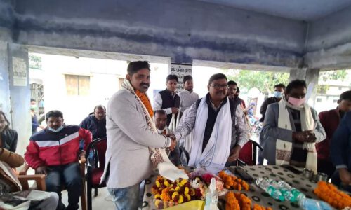 निवर्तमान विधान पार्षद ने बारसोई नपं के वार्ड पार्षदों के साथ की बैठक ।