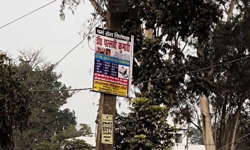 अवैध होर्डिंग्स लागाने वालों पर होगी कार्रवाई – कार्यपालक पदाधिकारी