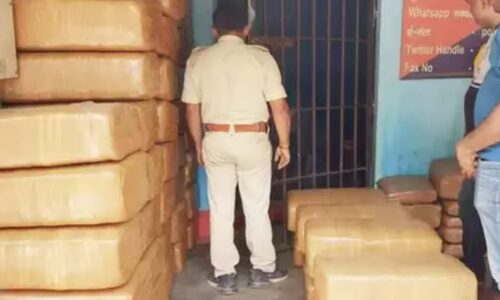 कटिहार में एक करोड़ से अधिक रुपए का गांजा जप्त ।