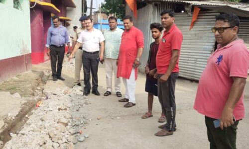 डीएम के निर्देश पर नपं स्थित शहरी नल जल योजना का एसडीओ ने किया निरीक्षण, दिया निर्देश।