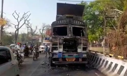तेज रफ्तार ट्रक ने महिला को रौंदा घटनास्थल पर महिला की हुई मौत