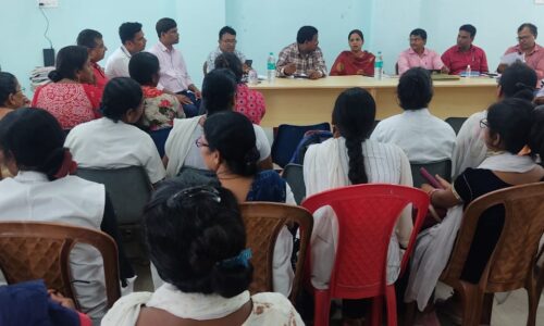 कोविड टिकाकरण को लेकर स्वास्थ्य विभाग ने की बैठक दिए निर्देश ।