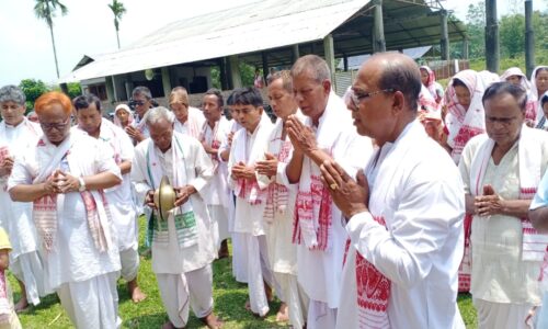 শ্ৰীমন্ত শংকৰদেৱ সংঘৰ বঙাইগাঁও জিলা শাখাৰ উদ্যোগত অনুষ্ঠিত হল শ্ৰী শ্ৰী মাধৱদেৱৰ ৫৩৪ সংখ্যক জন্ম উৎসৱ।