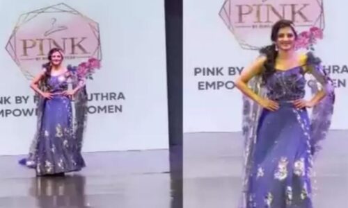 जब रैंप वॉक पर उतरी गाजियाबाद की ADM ऋतु सुहास देखते रहे लोग