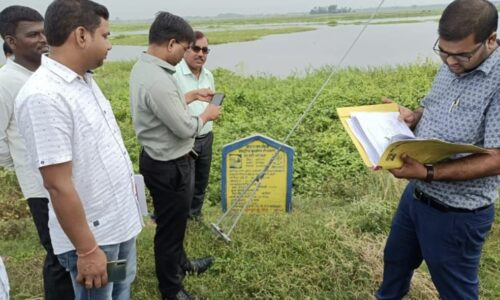 जिला पदाधिकारी के निर्देशानुसार वरीय उपसमाहर्ता ने चार पंचायतों में मनरेगा योजना का किया स्थलीय जांच ।