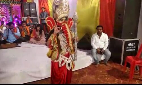 विशाल जागरण में भजनों व झांकियों ने लोगों को किया मंत्रमुग्ध