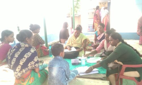 हसनगंज में गर्भवती महिलाओं का हुआ एएनसी चेकअप