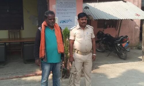 शराब पीकर ‌हंगामा करते एक व्यक्ति को पुलिस ने किया गिरफ्तार, भेजा जेल।