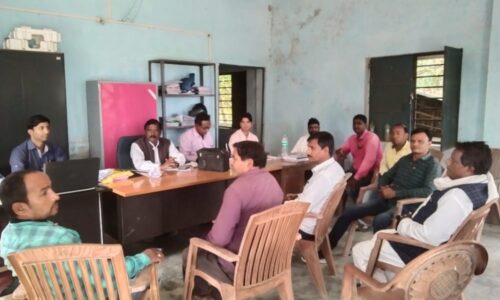 जीपीडीपी तहत योजनाओं के क्रियान्वयन को लेकर आमसभा का हुआ आयोजन ।