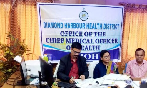 টিবি মুক্ত ভারত অভিযানে  টিবি আক্রান্ত রোগীদের ৬ মাসের জন্য পুষ্টিকর খাদ্য প্রদানের মাধ্যমে ডায়মন্ড হারবার স্বাস্থ্য জেলার সমস্ত ব্লকের এই কর্মসূচির শুভ সূচনা করলেন CMOH