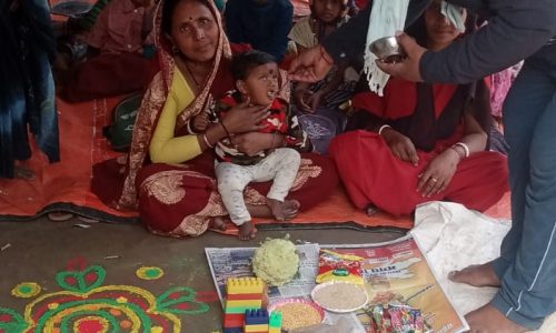 सीडीपीओ ने आंगनबाड़ी केंद्रों का किया निरीक्षण