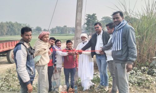 कालसर पंचायत में 15वें वित्त आयोग योजना मद से बन रही पीसीसी सड़क का शुभारंभ