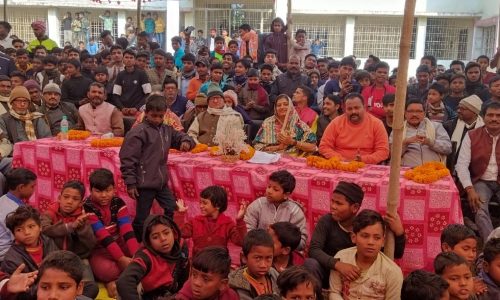 ज्ञानदा उच्च विद्यालय रोशना का मनाया गया स्थापना दिवस।
