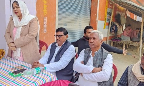 प्राणपुर प्रखंड क्षेत्र के बस्तौल चौक के प्रांगण जननायक कर्पूरी ठाकुर जयंती मनाने के लिए समीक्षात्मक बैठक हुई आयोजित ।