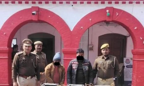 लखनऊ थाना मड़ियांव पुलिस ने दो शातिर बैटरी चोर को किया गिरफ्तार, भेजा जेल ।