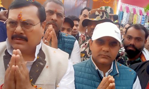 प्रभारी मंत्री ने माघ मेला का उद्घाटन किया ।