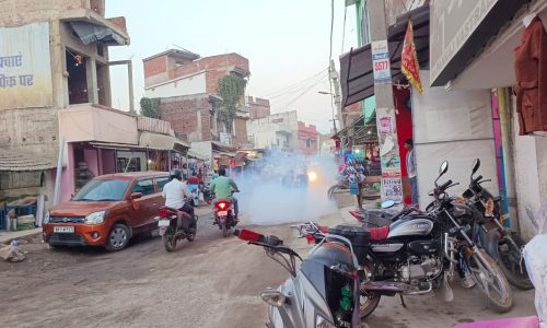 फागिंग मशीन का पुनः हुआ संचालन ।