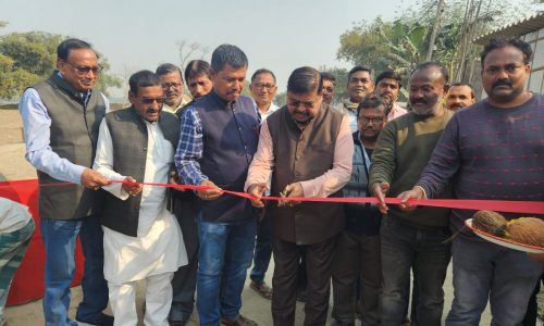 पीसीसी सड़क का  विधान पार्षद ने किया उद्घाटन ।