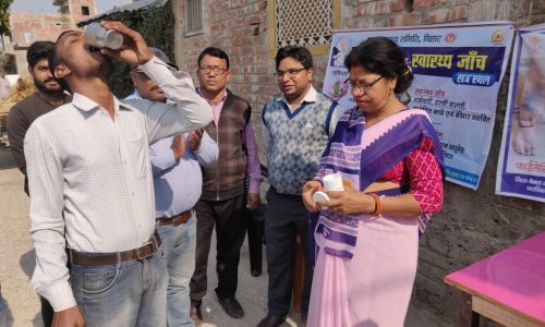 सर्वजन दवा सेवन के तहत एमडीए कार्यक्रम  आयोजित।