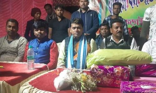 করাইবেরিয়া গ্রামে নক আউট ধাপাস বল প্রতিযোগিতার হয় আয়োজন ।