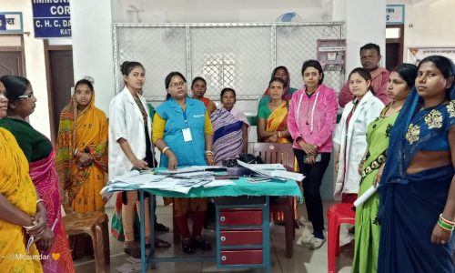 शिविर में 33 महिलाओं हुआ बंध्याकरण ।