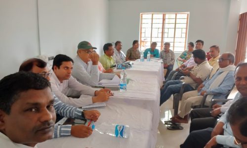प्राणपुर में अनुश्रवण समिति की बैठक हुई आयोजित ।