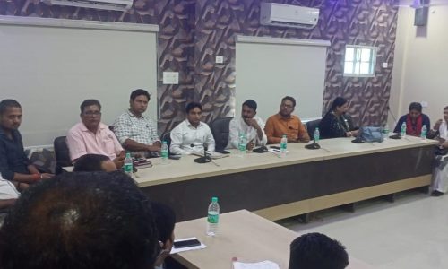 बाढ़ पूर्व बाढ़ राहत अनुश्रवण समिति की बैठक।
