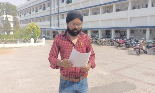 फायरिंग को लेकर पुलिस अधीक्षक को दिया आवेदन ।