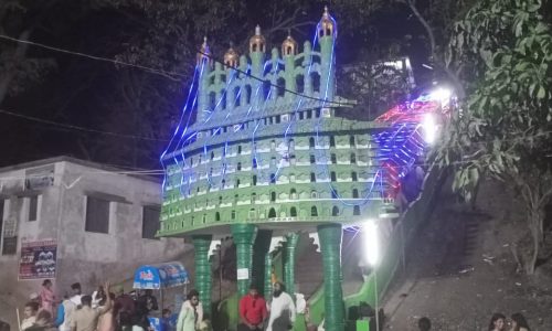 सालाना उर्स पर प्रशासन के द्वारा मजार पर किया चादरपोशी ।