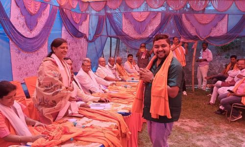 भाजपा प्रखंड अध्यक्ष की जिम्मेदारी मनोज सिंह   को