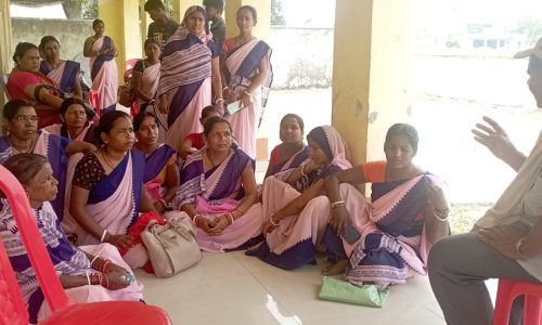 पेशेंट सपोर्ट ग्रुप  के सदस्यों ने फाइलेरिया उन्मूलन के लिए आशा कर्मियों को किया  जागरूक ।