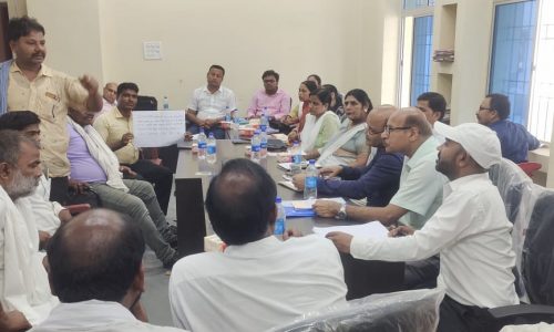 प्रखंड प्रमुख की अध्यक्षता में हुई पंचायत समिति की बैठक ।