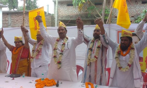 बिहार लेबर पार्टी का लोक सभा चुनाव कार्यालय का हुआ उद्घाटन ।