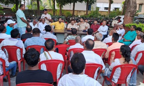 बकरीद पर्व को लेकर शांति समिति की हुई बैठक।