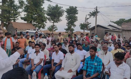 थाना प्रांगण में बकरीद को लेकर शांति समिति की हुई बैठक।