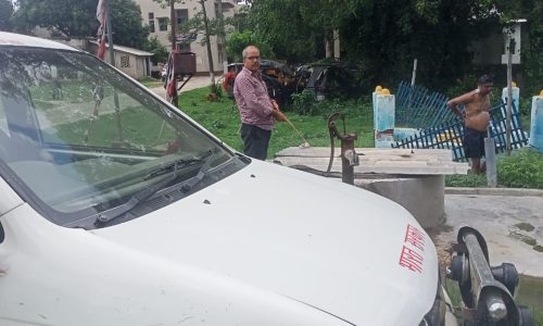 केंद्रीय जल बोर्ड के निर्देश पर पानी की गुणवत्ता व जलस्तर को लेकर सर्वेक्षणदल किया निरीक्षण।