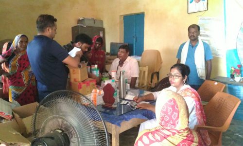 सेहत की शिविर में सेकड़ो मरीजों का हुआ इलाज ।
