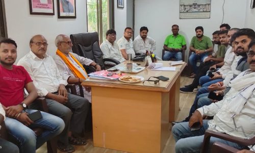 नेता प्रतिपक्ष का एक दिवसीय दौरा को लेकर भाजपा ने किया बैठक ।