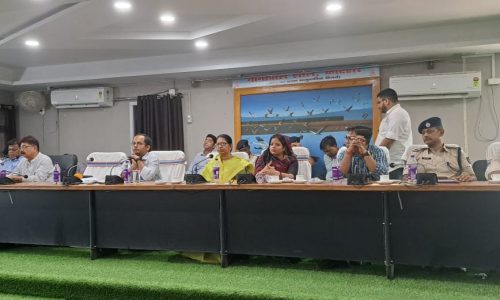 विकास भवन सभागार   में मोहर्रम को लेकर शांति समिति की हुई बैठक।