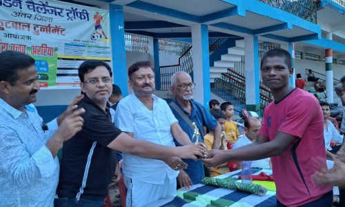 पूर्णिया को पेनाल्टी शॉट आउट 4–1से किया पराजित।