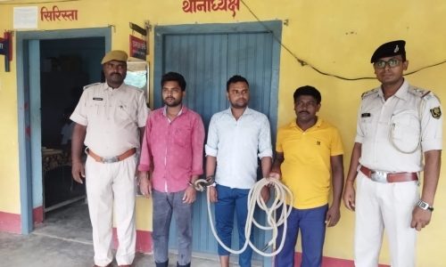 अलग-अलग घटनाओं के दो आरोपीयों को किया गिरफ्तार ।