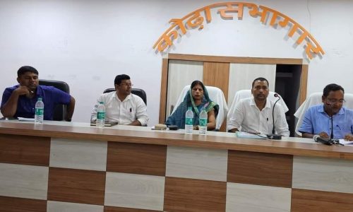 नगर पंचायत सभागार में सामान्य बोर्ड की हुई बैठक।