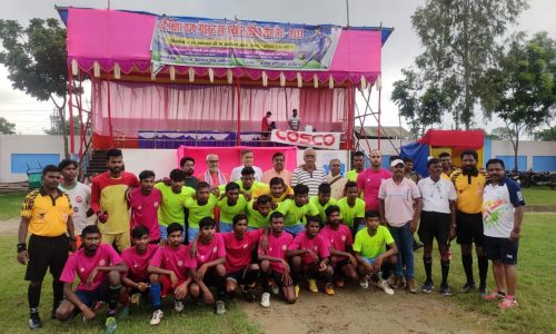 फुटबाल लीग मैच में तीसरे दिन पूर्णिया और मधेपुरा की टीम जीते।