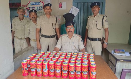 27 लीटर अंग्रेजी शराब के साथ एक तस्कर गिरफ्तार