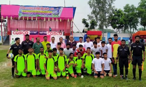 फुटबाल लीग मैच में चौथे दिन अररिया की टीम विजई।