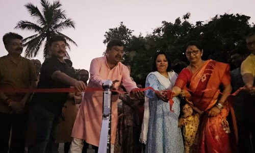 बीएमपी 7 में  चंद्रकला पोखर का विधान पार्षद व महापौर ने किया उद्घाटन ।